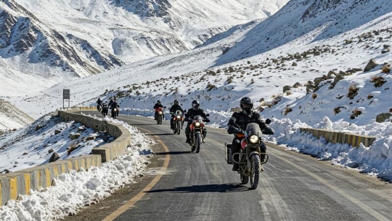 The Leh-Manali Highway is a stunning, high-altitude 428–470 km road connecting Himachal Pradesh and Ladakh in India.