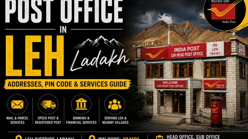Leh Post offices and Ladakh